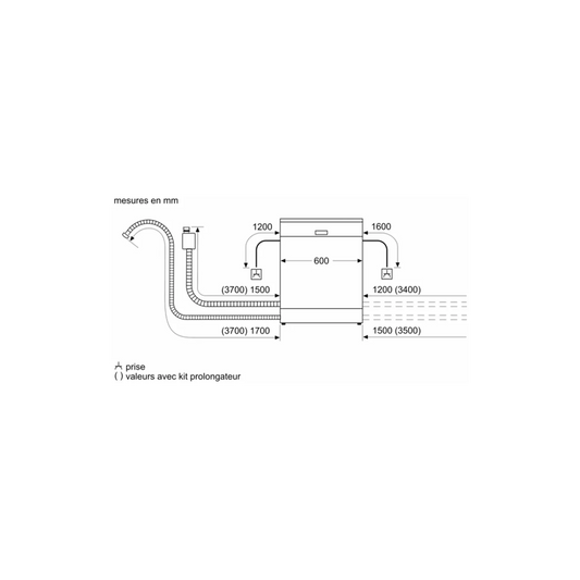 Lave-vaisselle encastrable Bosch SMV6ECX12F Serenity – Série 6 – 14 couverts