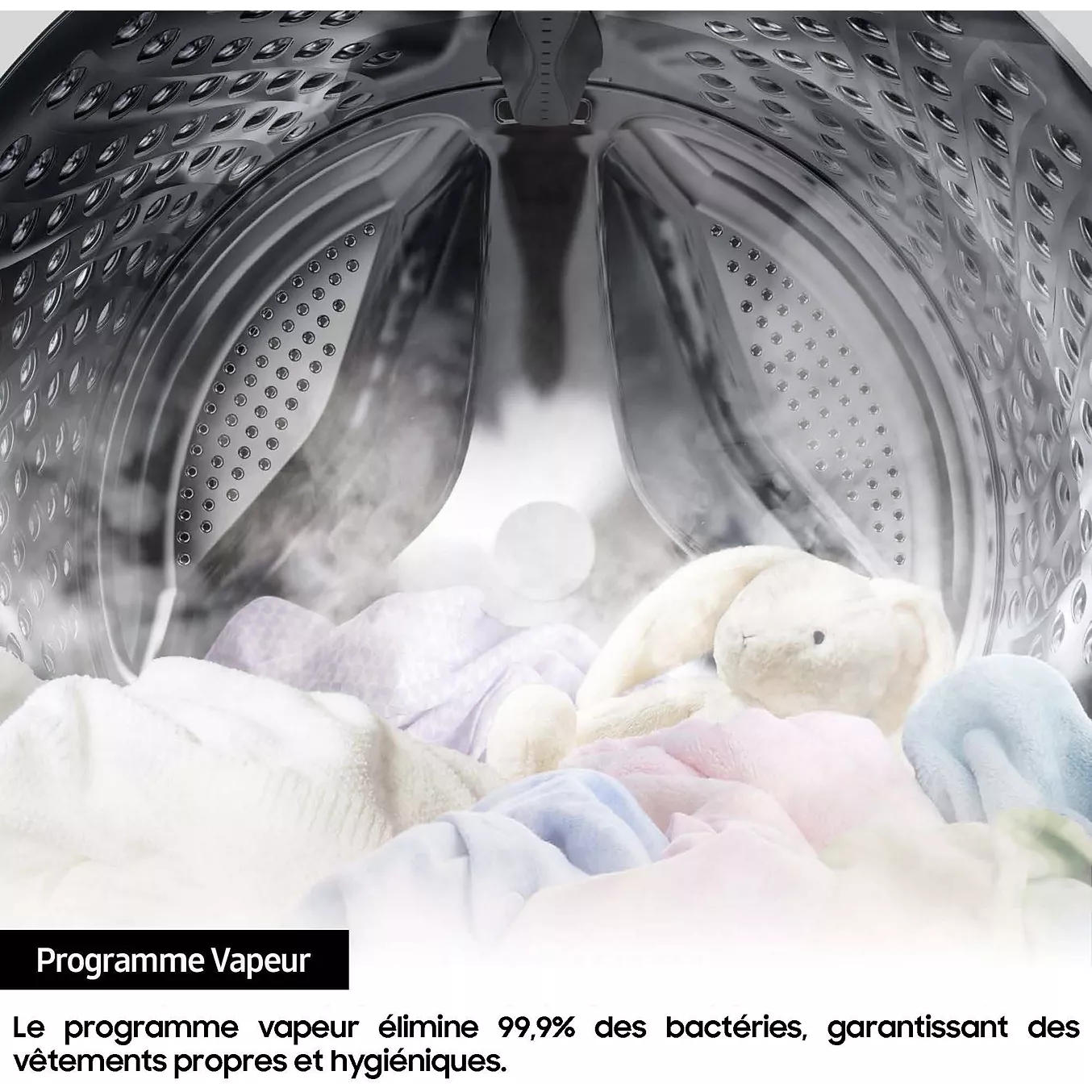 Lave-linge hublot Samsung WW80CGC04DAB Bespoke AI – 8 kg