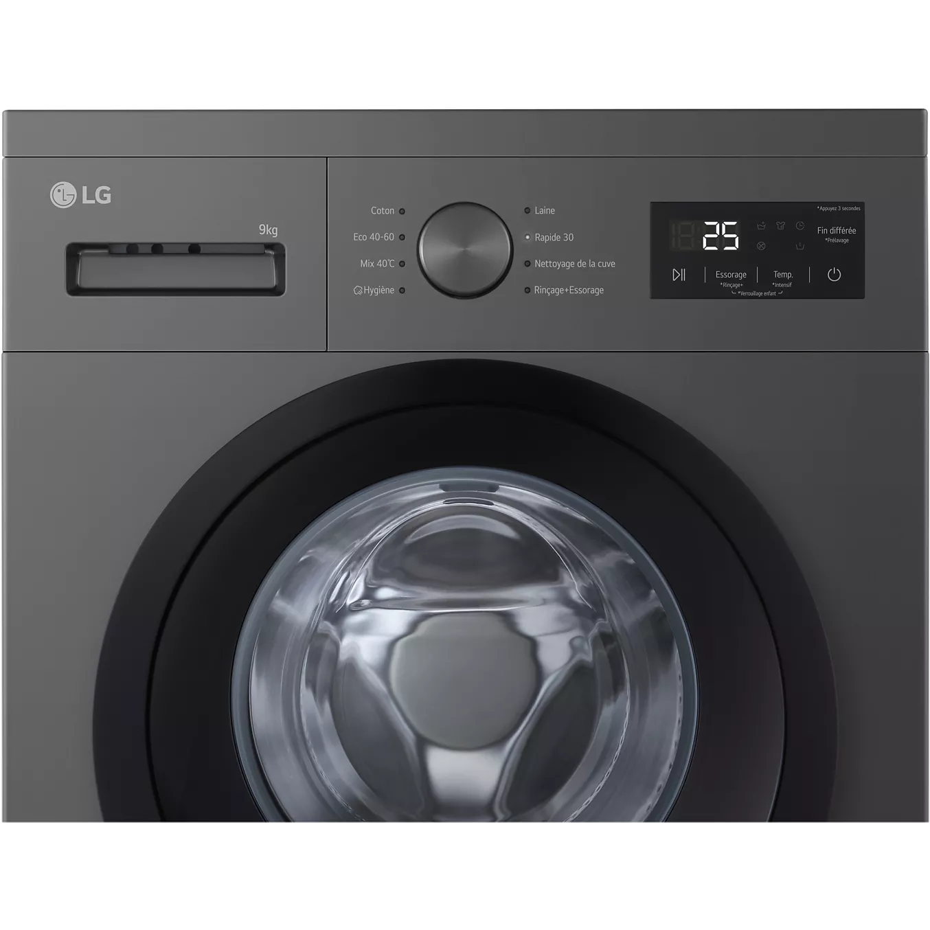 Lave-linge compact hublot LG F94N14SLS – 9 kg