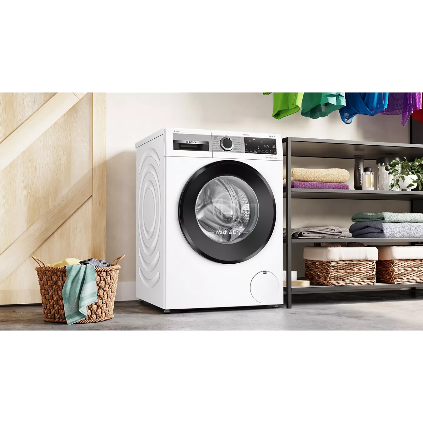 Lave-linge séchant hublot Bosch WNG254ASFR Série 6 – 10,5 kg / 6 kg