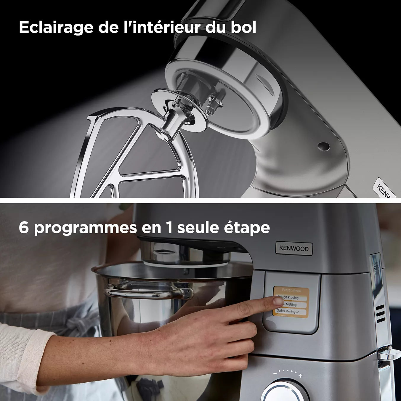 Robot pâtissier Kenwood Titanium Chef Patissier XL KWL90.009SI – Gris