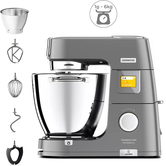 Robot pâtissier Kenwood Titanium Chef Patissier XL KWL90.009SI – Gris