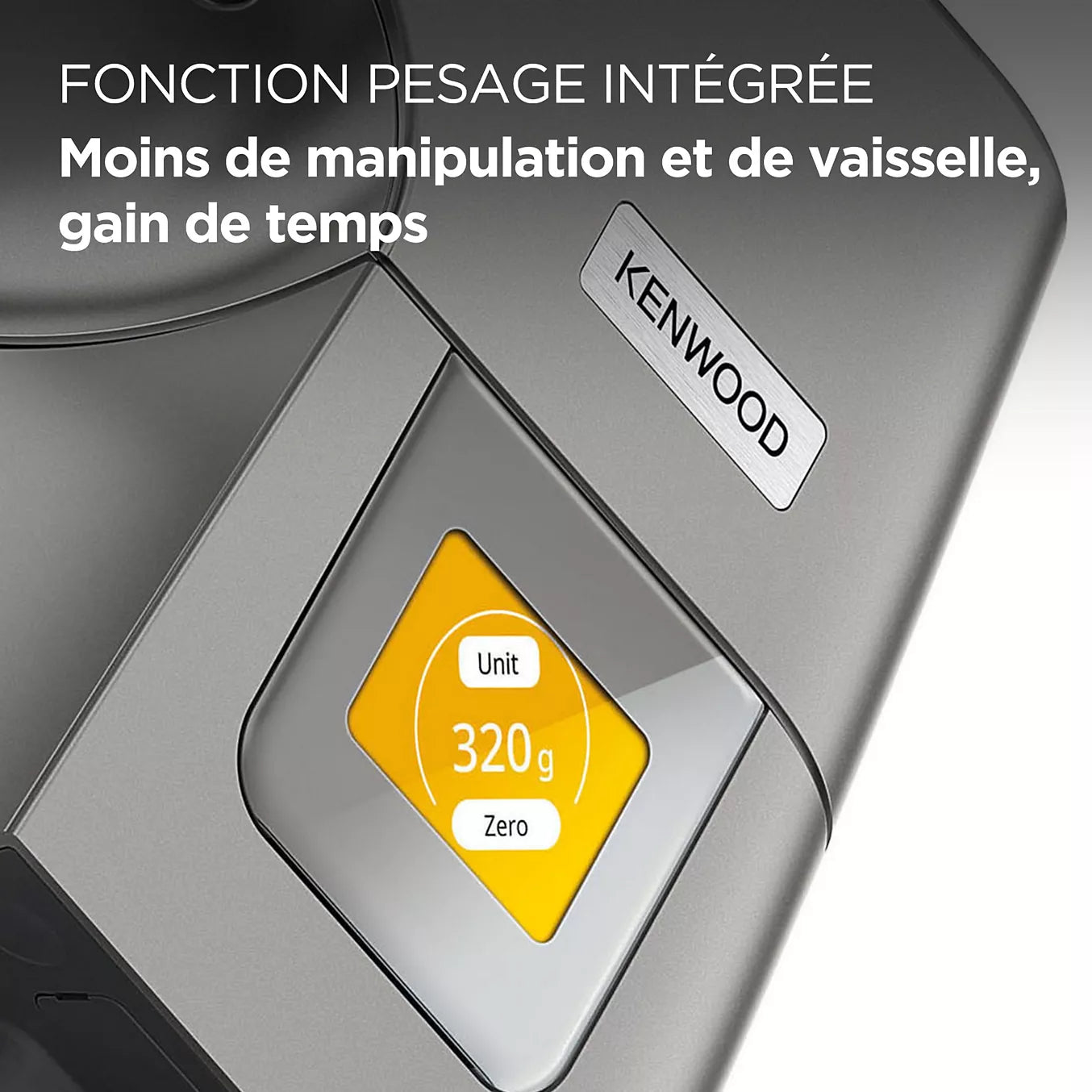 Robot pâtissier Kenwood Titanium Chef Patissier XL KWL90.009SI – Gris