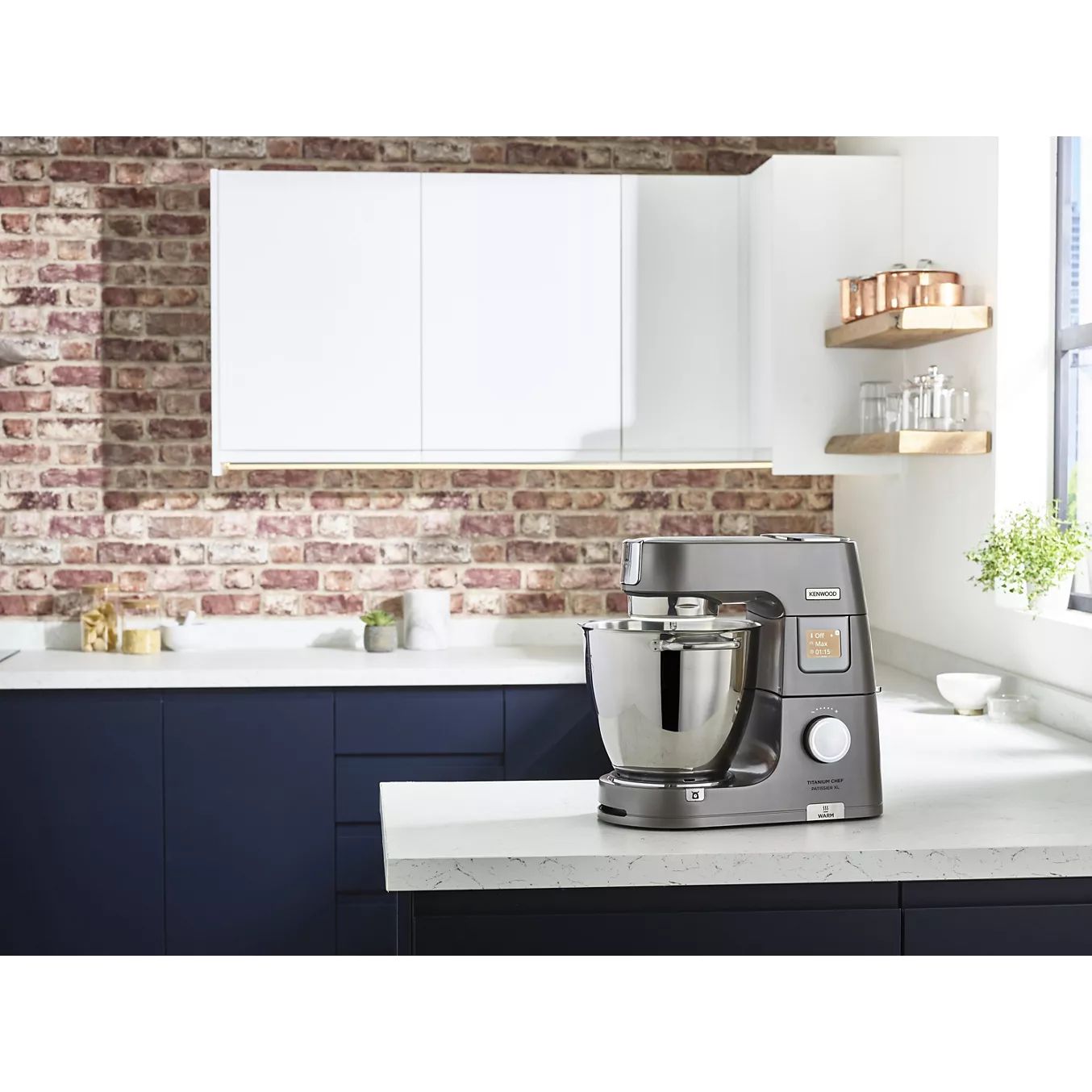 Robot pâtissier Kenwood Titanium Chef Patissier XL KWL90.009SI – Gris