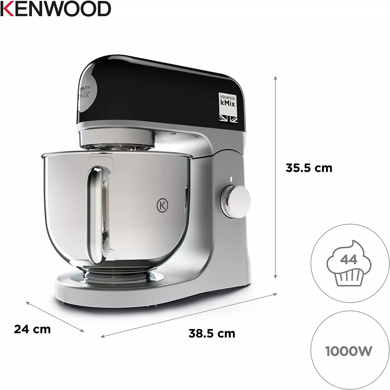 Robot pâtissier Kenwood kMix KMX750BK – Noir