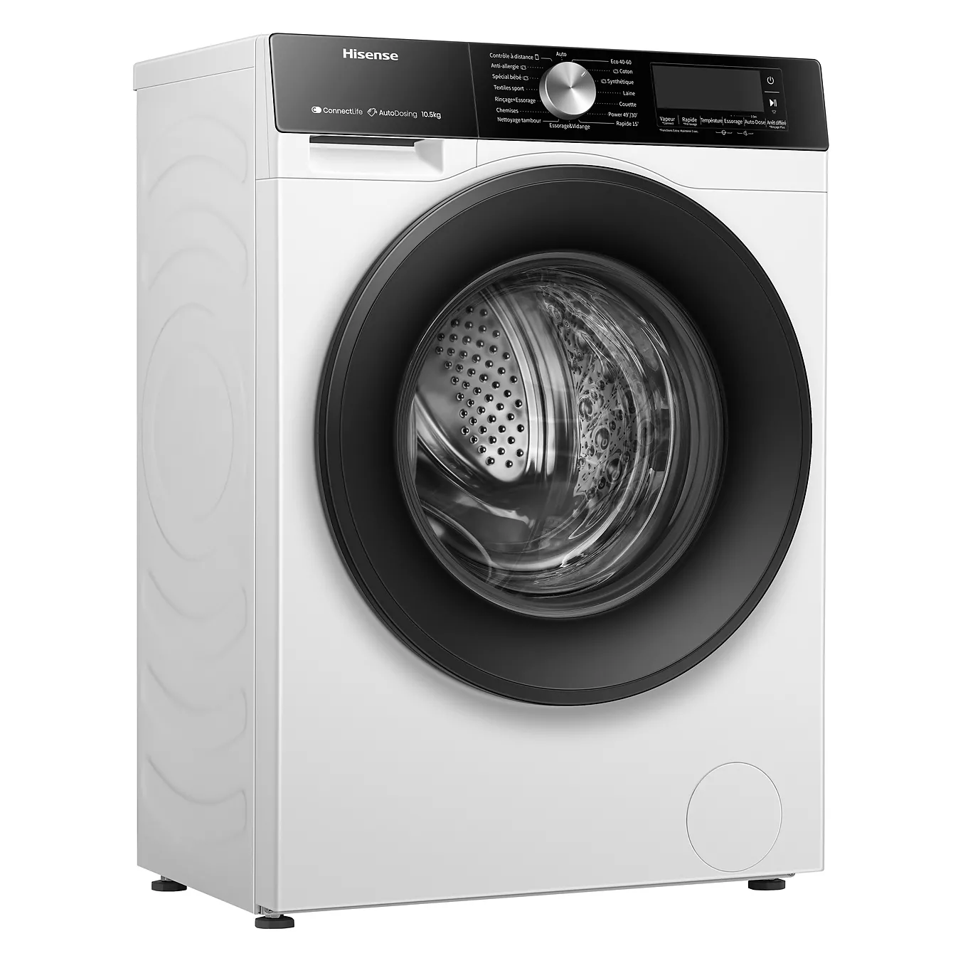 Lave-linge hublot Hisense WF10453SBWL – 10 kg
