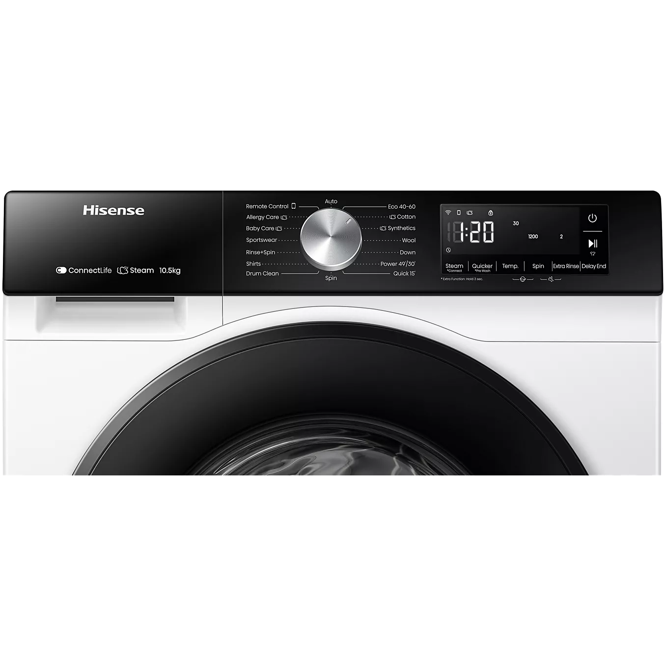 Lave-linge hublot Hisense WF10453SBWL – 10 kg