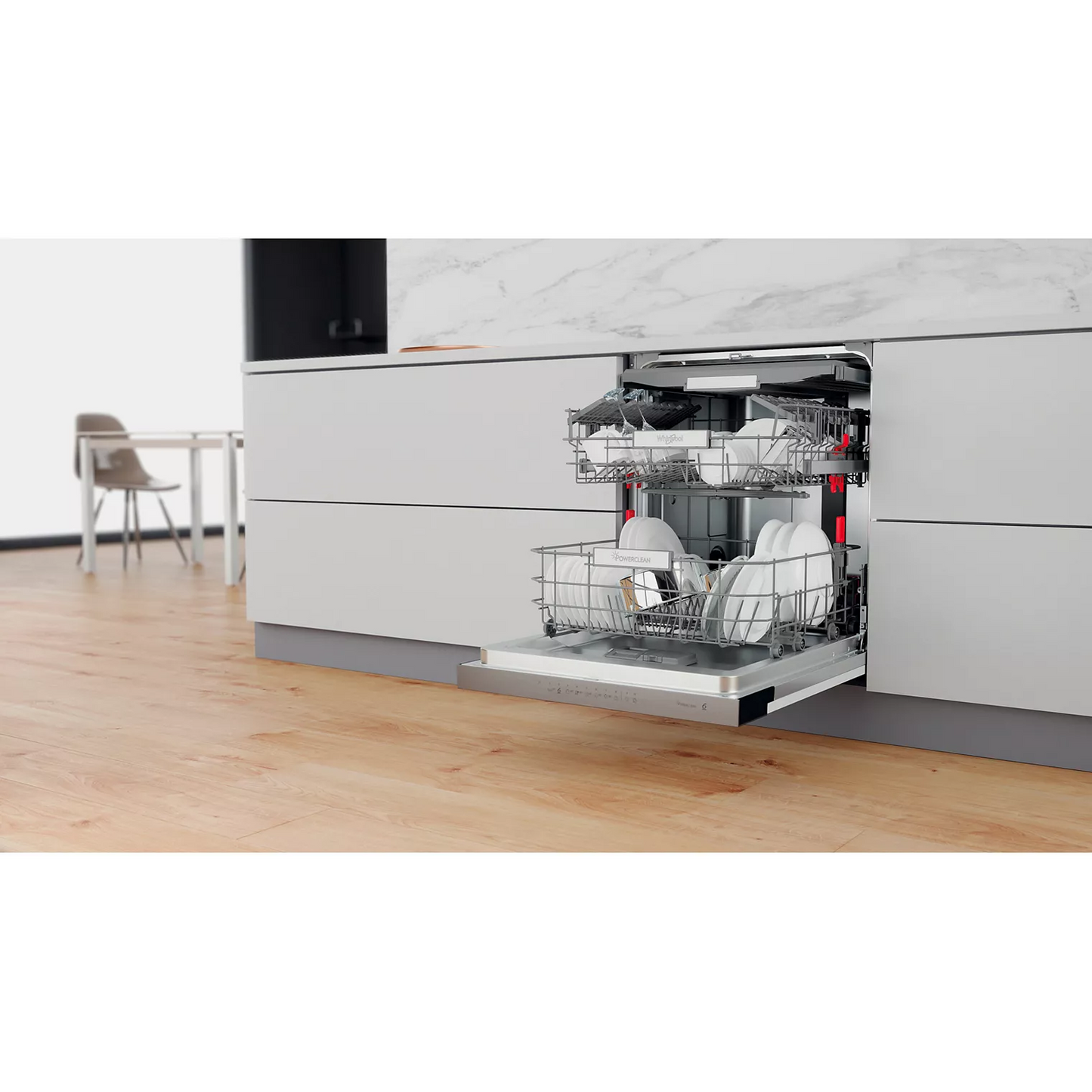 Lave-vaisselle encastrable Whirlpool WD0BD851AX – 6ème Sens – 14 couverts