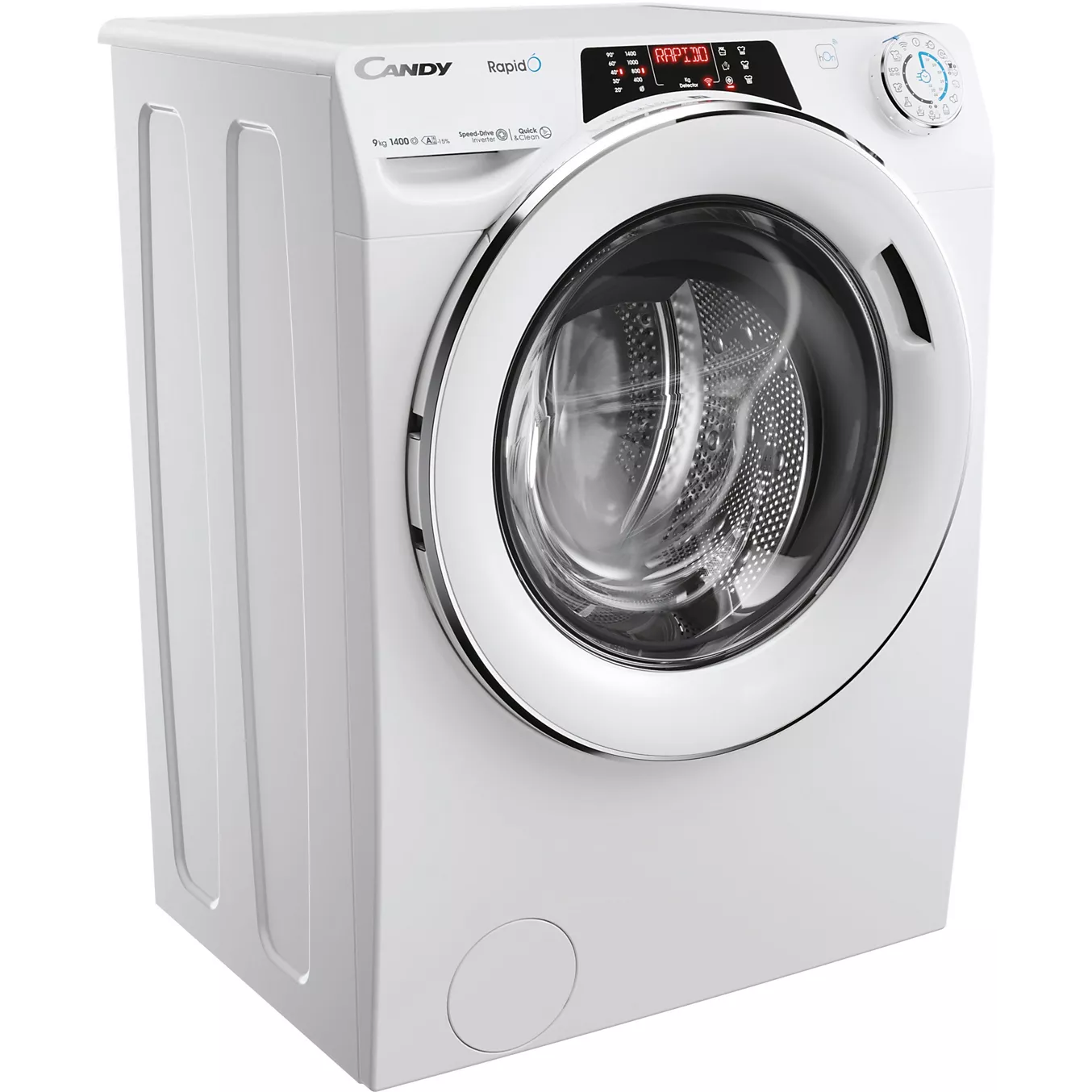 Lave-linge compact hublot Candy RO 496DWMC7/1-S – 9 kg