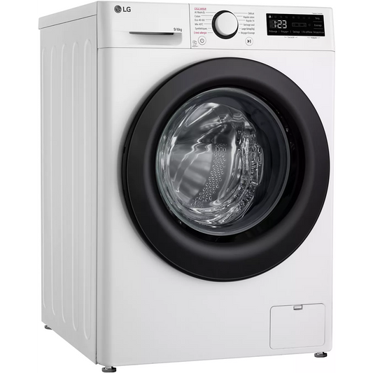 Lave-linge séchant hublot LG F964R35WRS – 9 kg / 6 kg