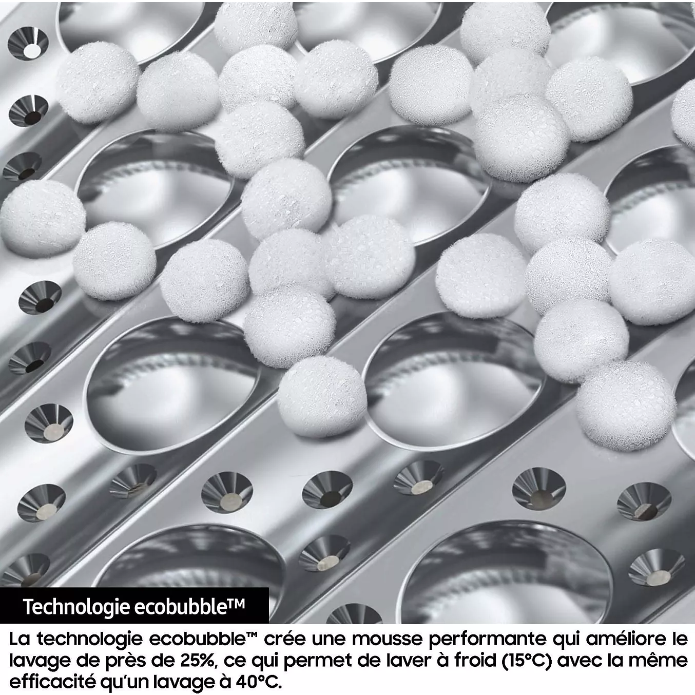 Lave-linge hublot Samsung WW80CGC04DAB Bespoke AI – 8 kg