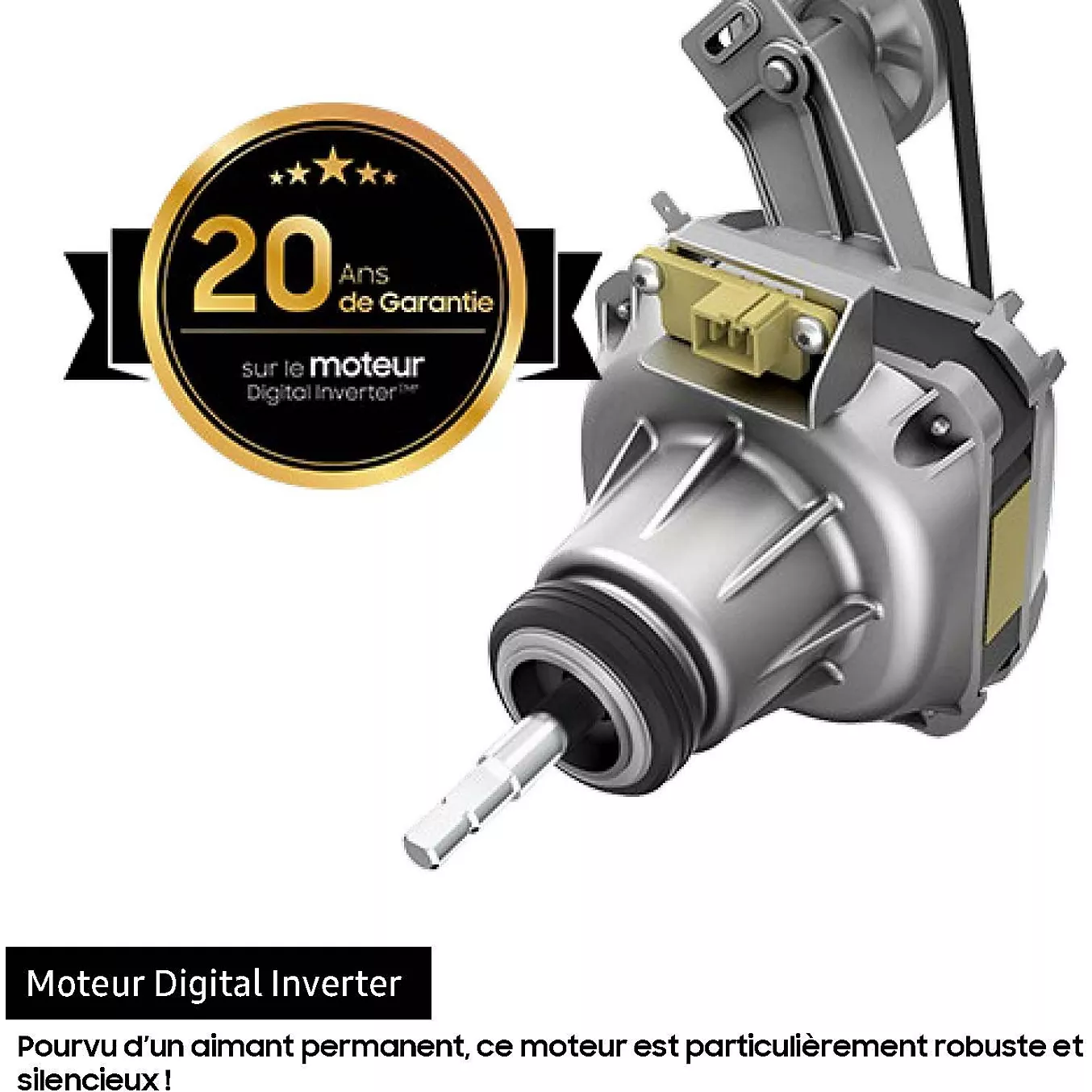 Lave-linge hublot Samsung WW80CGC04DAB Bespoke AI – 8 kg